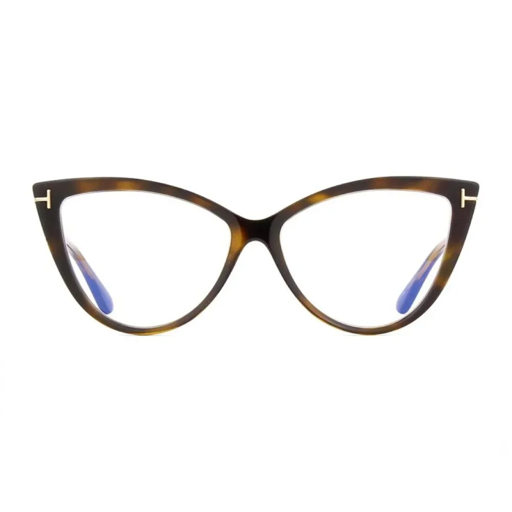 NEW TOM FORD EYEGLASSES CAT EYE HAVANA WOMEN EYEWEAR
